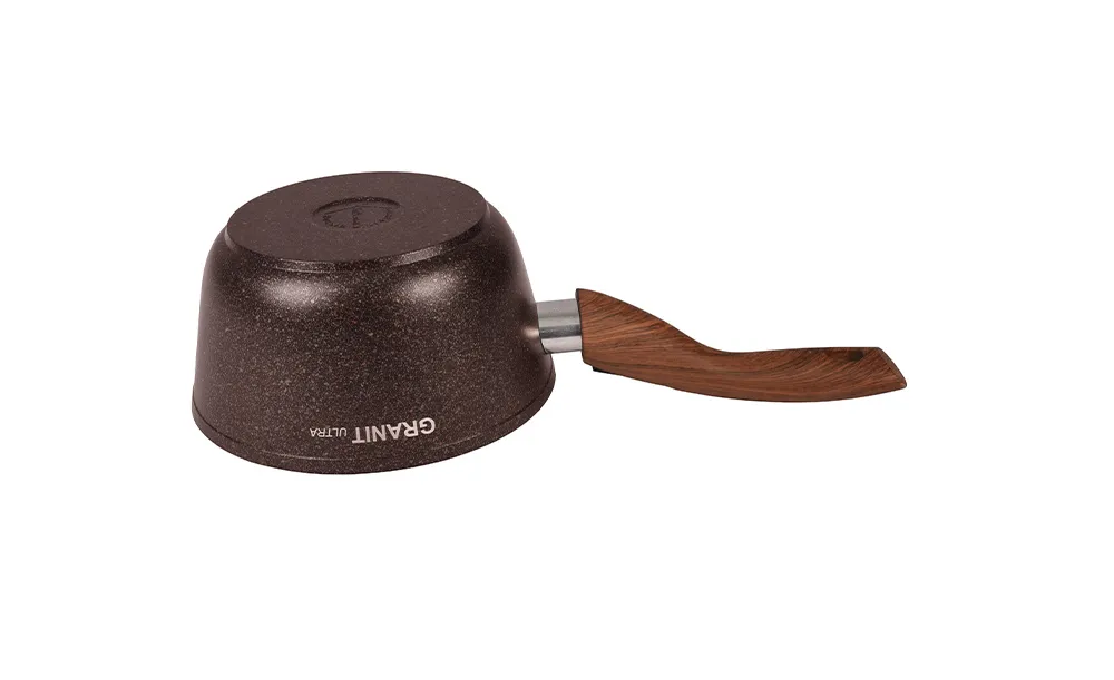 кга0156а Ковш 1,5л с носиком со съёмной ручкой со стеклянной крышкой Granit Ultra (red) 3 